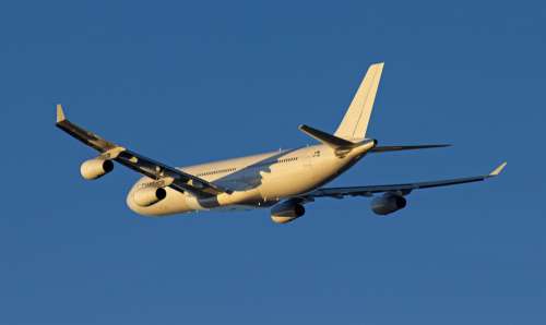 A340 Air Belgium The Plane Sunset