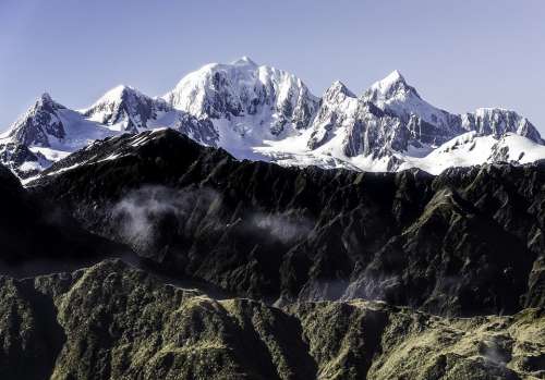 Mountains New Zealand Landscape Nature Outdoors