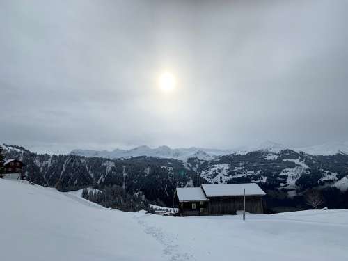 Graubünden Praettigau East Switzerland Winte