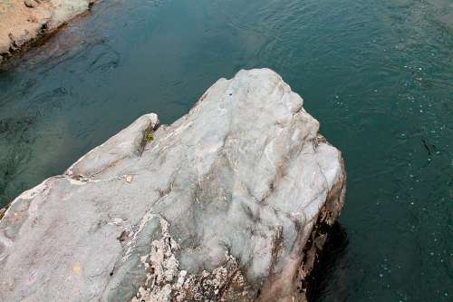 Stone River Water Landscape Nature Rocks Natural