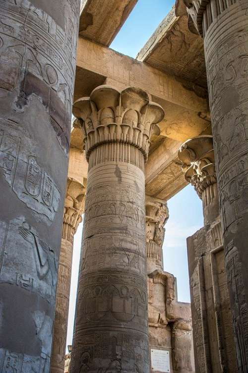 Temple Ed Fu Egypt Pattern Culture Design Shape