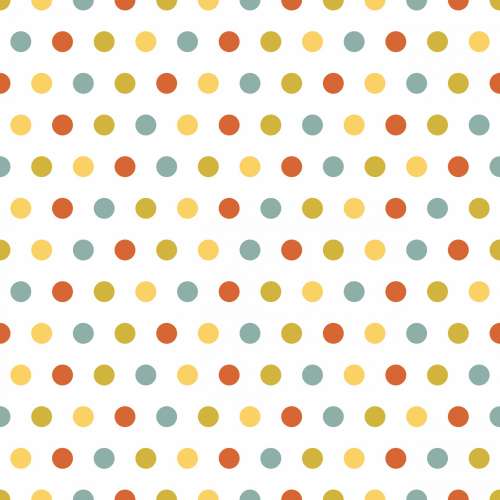 Polka Dots Multicolored Background