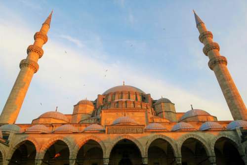 architecture mosque minaret dome religion