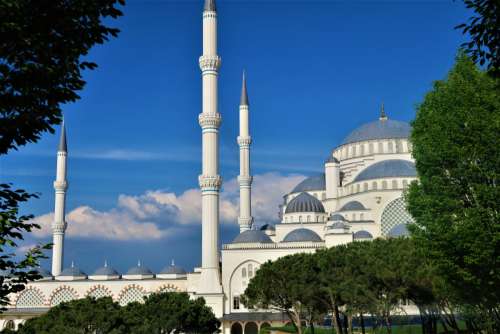 mosque masjid minaret dome architecture