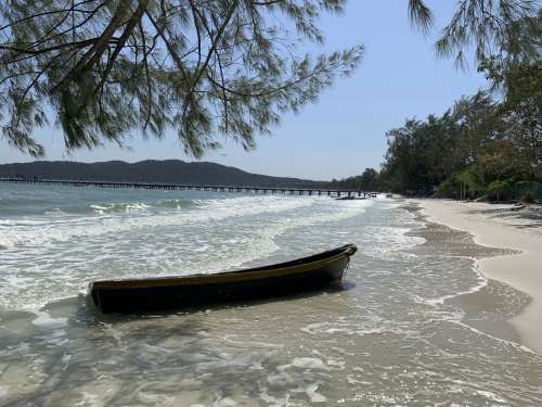 cambodia kaoh rong samloem shore