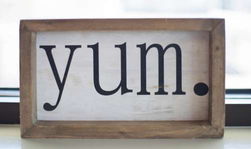 decorative design words elements yum