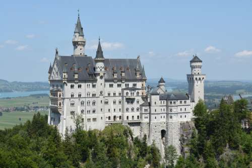 castle architecture building neuschwanstein germany