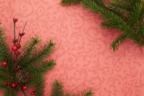 seasonal backgrounds christmas flat lay branches