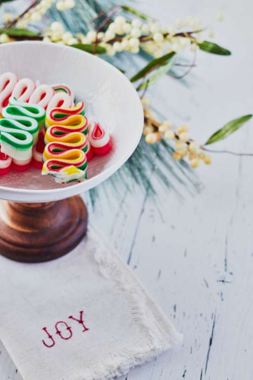christmas ribbon candy holiday festive