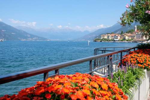 Lake Como View in Bellagio, Italy