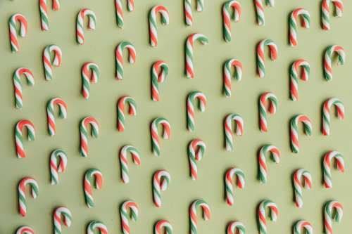 Candy Cane Pattern Photo