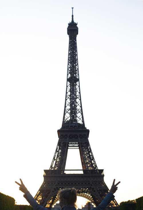 Peaceful Eiffel Tower Photo
