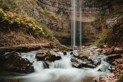 Water Falls To Falls Photo