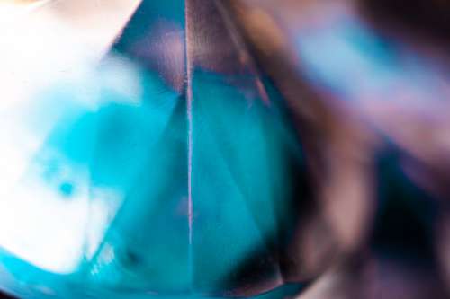 Colored Facets Of A Gemstone Photo