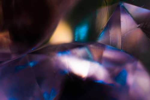 Multiple Colors Shining Through A Gemstone Photo