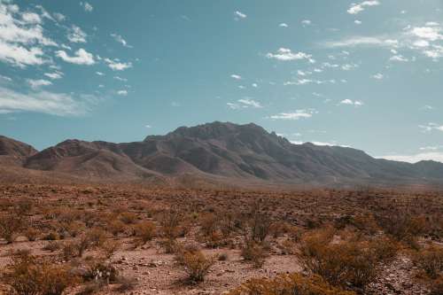 Mountains In The Desert Photo