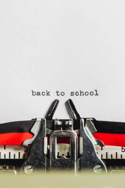 Typewrite Says Back To School Photo
