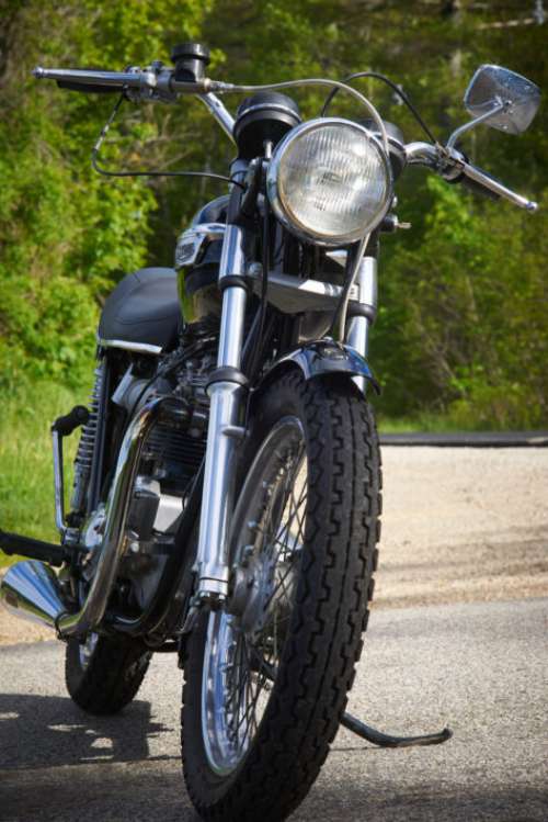 Vintage Motorcycle Free Photo
