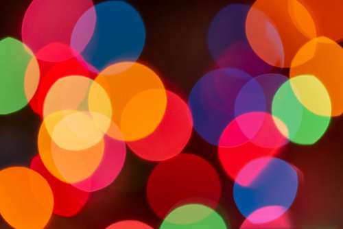 Bokeh Colorful Lights Free Photo