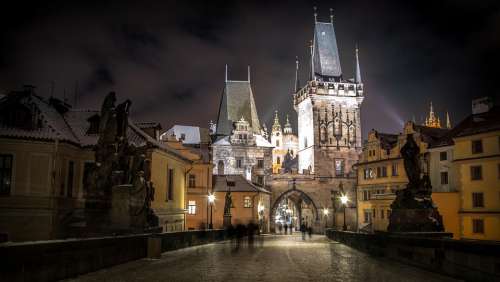 Prague Czech Republic City River Castle
