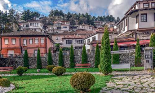 Ohrid North Macedonia Town View Old Town