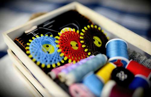 Sewing Thread Sewing Box Yarn Sew Tailoring Craft
