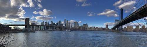 New York City Manhattan Hudson River Architecture