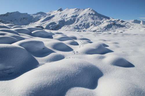 Winter Mountains Alpine Snow Landscape Switzerland