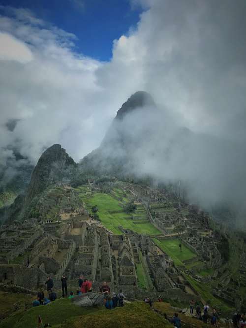 Fog Machu Picchu Peru Cloud Mysterious Unesco