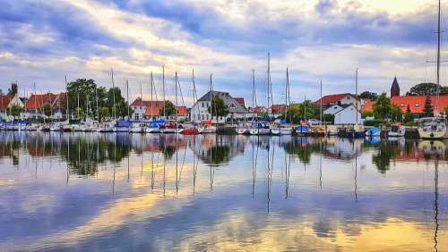 Port Of Greifswald Wieck Water Travel Tourism