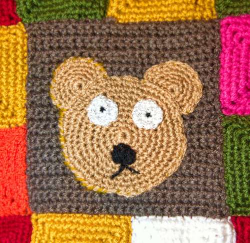 Hand Labor Crochet Wool Knit Lease Work Bear