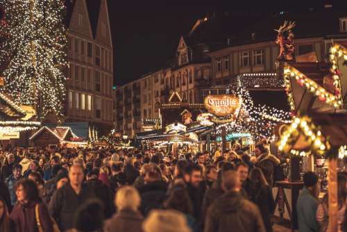Christmas Market Christmas Frankfurt Germany Advent
