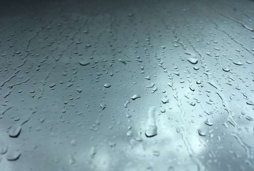 Window Rain Wet Drops Water Glass Raindrops