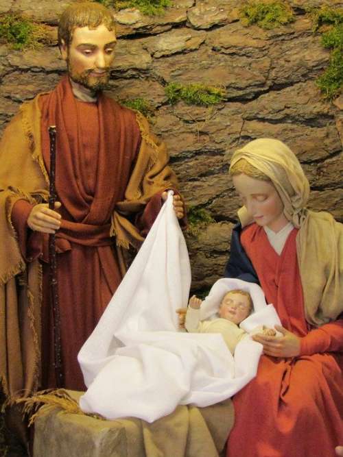 Crib Santon Holy Family Maria Josef Jesus Child