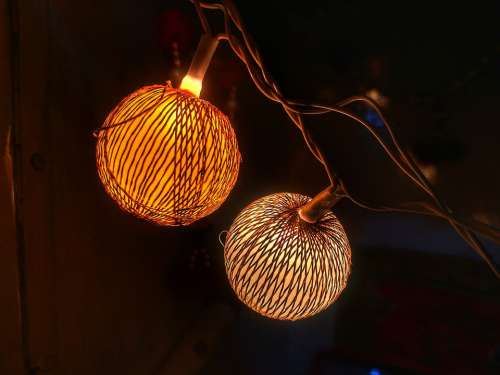 Light Decoration Bulb Threads Christmas