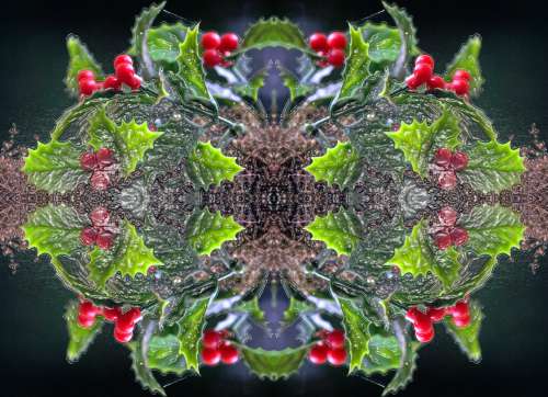 Abstract Christmas Decoration