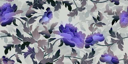 Floral Pattern Background 1956