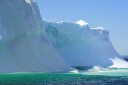 iceberg ocean sea arctic floating