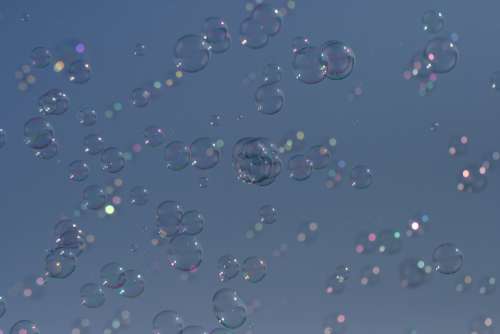 bubbles background sky abstract soap