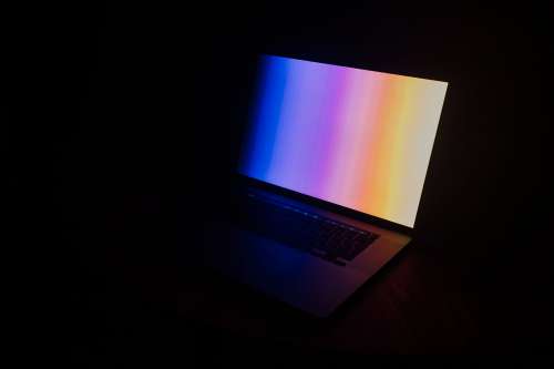 Colorful laptop Wallpaper Photo