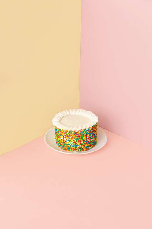 Cake In A Corner Photo
