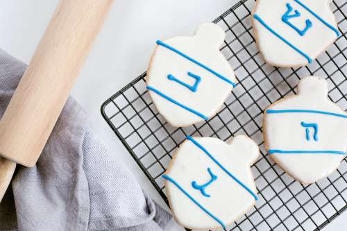 Baking for Hanukkah Photo