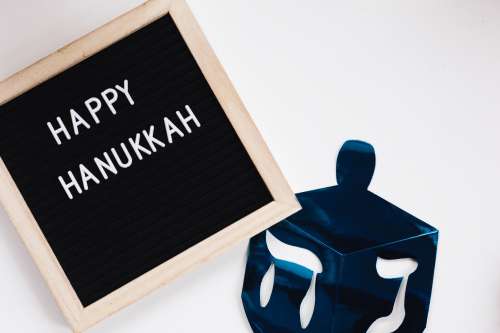 Letterboard Happy Hanukkah Photo