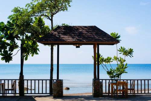 A beach tourist resort in Thailand 2