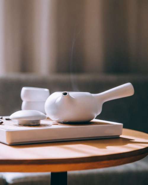 Hot Teapot Table Free Photo