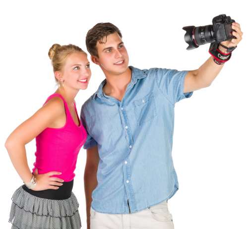 Couple Taking Selfie