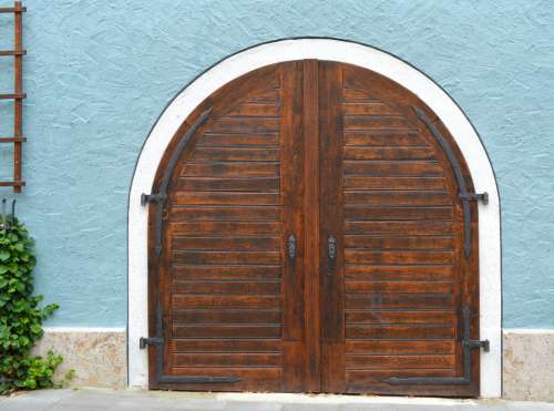 old door building exterior entrance