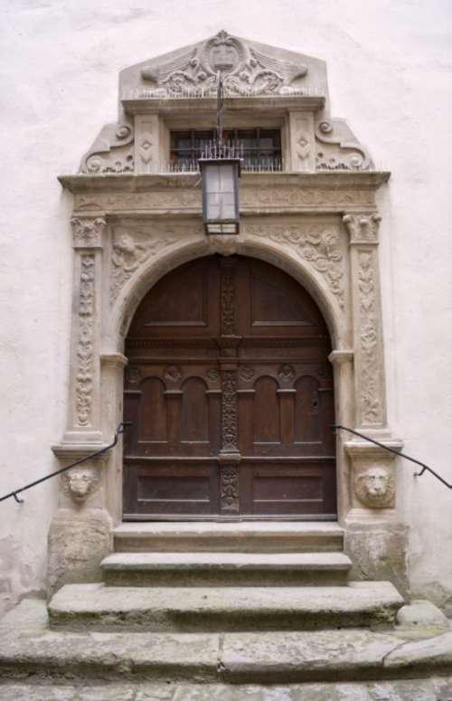 old door building exterior entrance