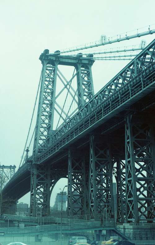 bridge sky suspension travel new york city