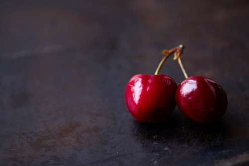 cherry isolated fruit minimal food